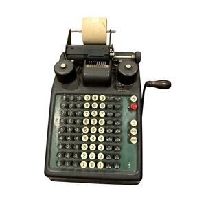 Burroughs Antique Vintage Adding Machine 1920s